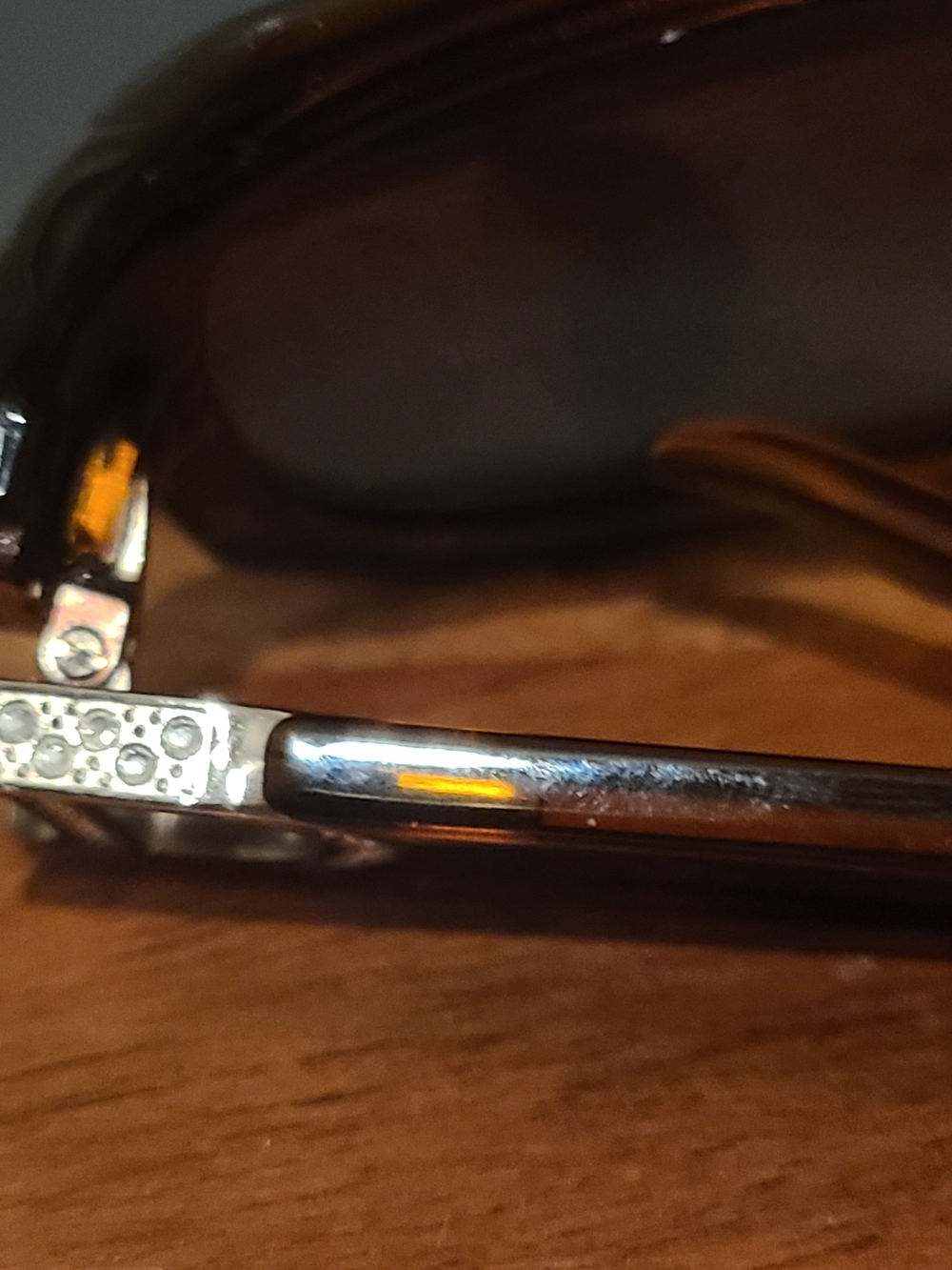 Dior Women's Oversized Tortoiseshell Sunglasses with Crystal 'D' Accent - Picture 5 of 11